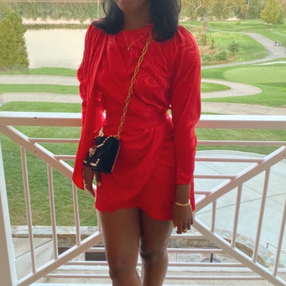 satin Ronny Kobo dress